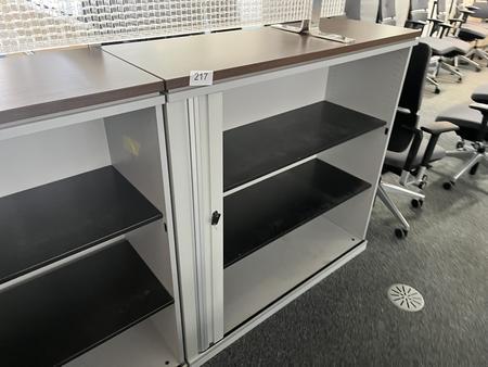 Aktenschrank Steelcase mit Rollo ca. 120/43/110 cm