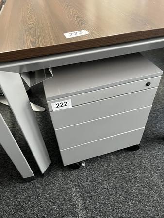 Rollcontainer Steelcase 43/60/55 cm mit Auszugsladen