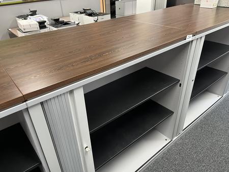 2 Stck Aktenschrnke Steelcase je 120/110 cm mit Rollo