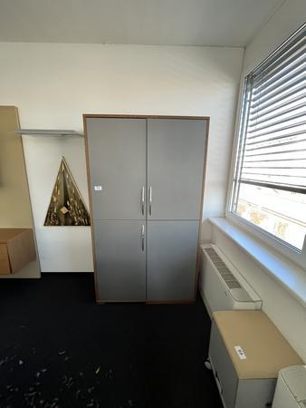 Doppeltr-Schrankmodul mit Bar/Khlschrank ca. 120/53/210 cm