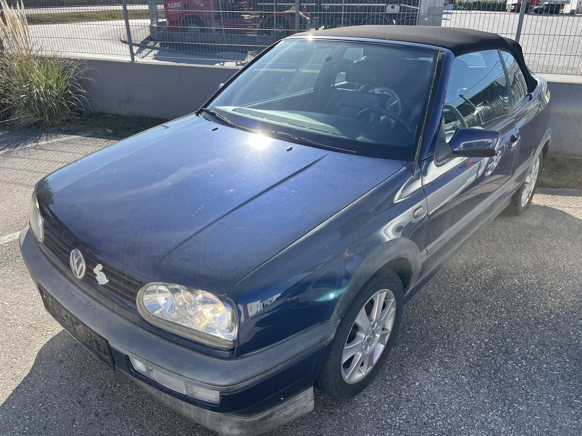 VW Rabbit, Cabrio, BJ 05/1997, blau, Diesel, 81 kW, ohne Pickerl, ca. 291.600 KM