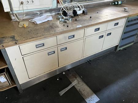 Werkbankmodul ca. 270/75 cm mit Auszugsladen