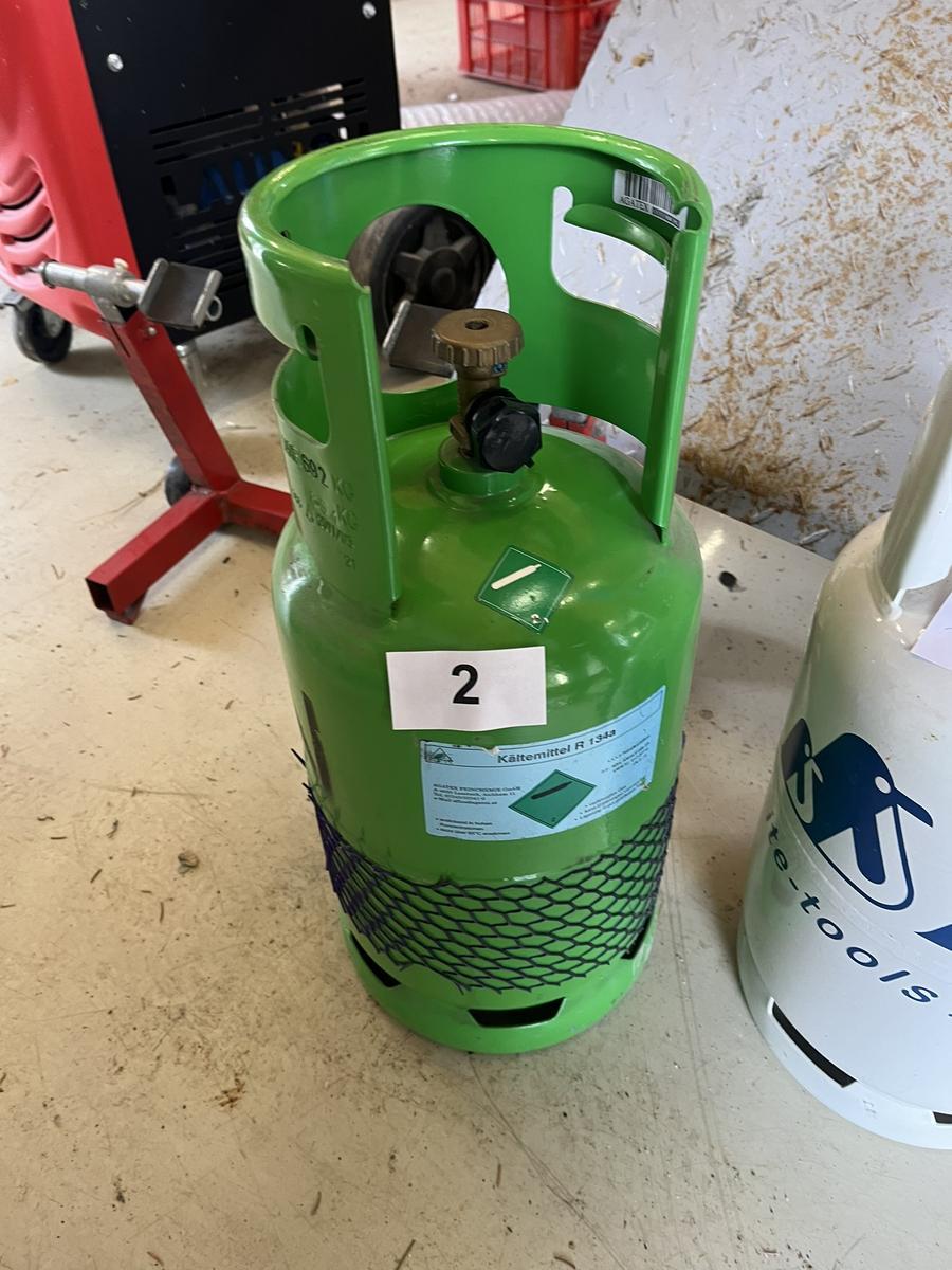 12.5 kg Kältemittel mit Einsatzflasche R 134 a