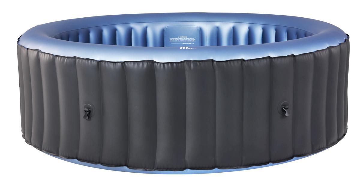 SPA-POOL COMFORT BERGEN für 4 Personen, dunkelgrau blau, 180x70 cm?d=2025-04-19 19:24:05