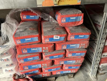 50 Sack Zement Profi 25 kg