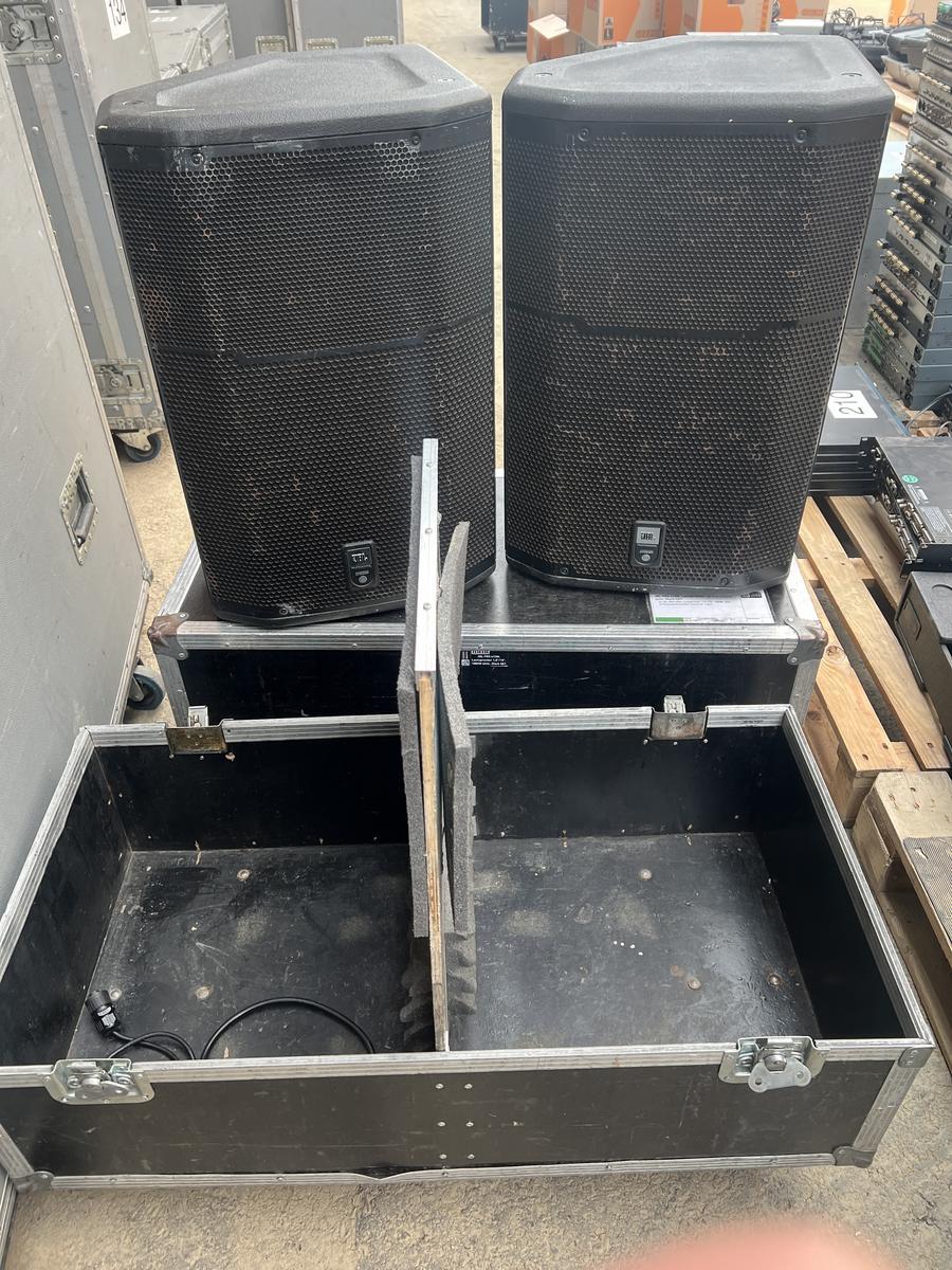 2 x JBL PRX 615M incl. Case