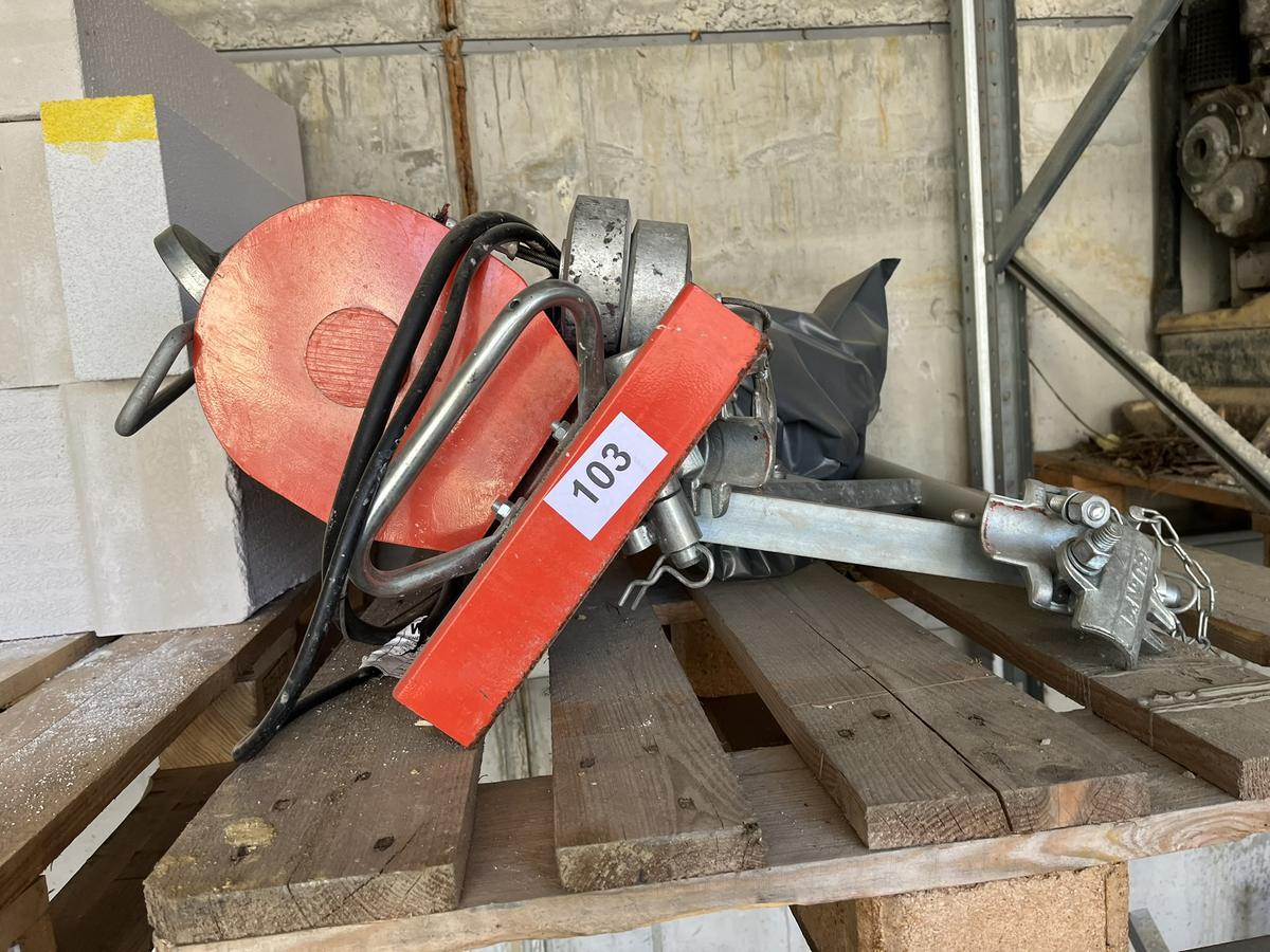 IORI Hochbauwinde HOIST DM 200 ITTT max. 200 kg Bj.2022 mit Traverse , Rosa Moser?d=2025-05-07 09:33:17