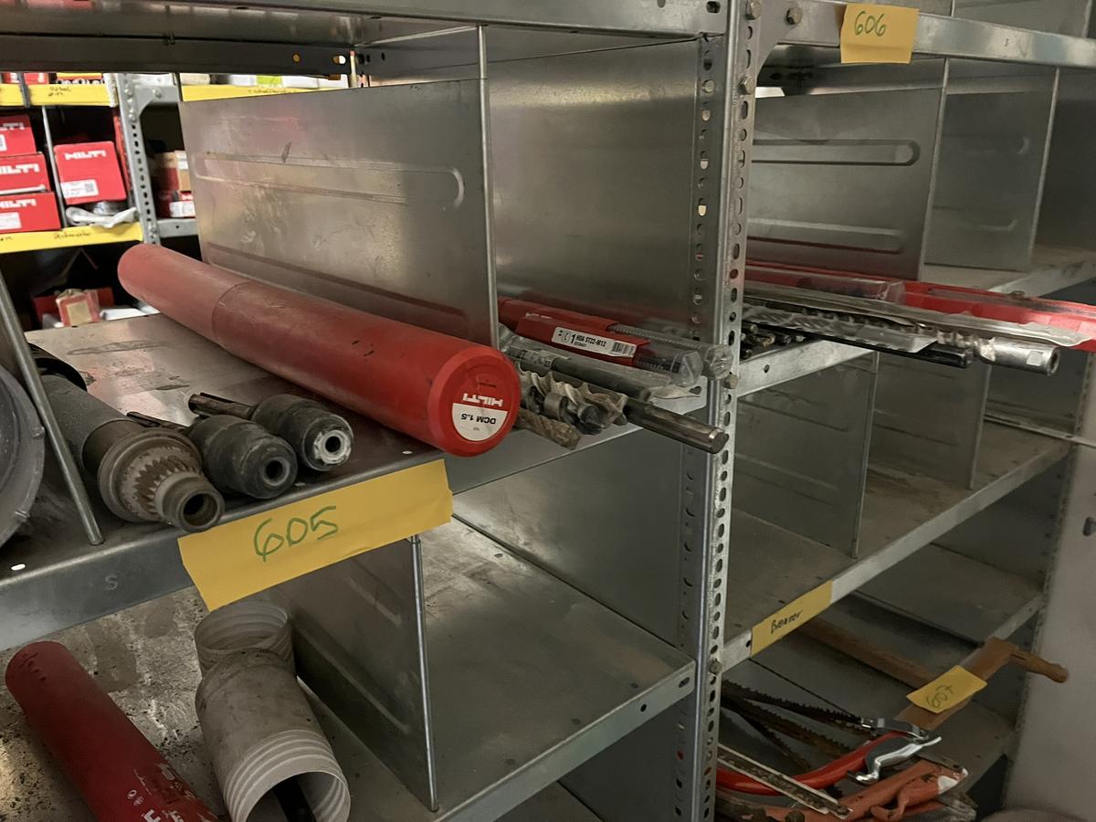 kpl.HILTI Bohrerbestand im Regal