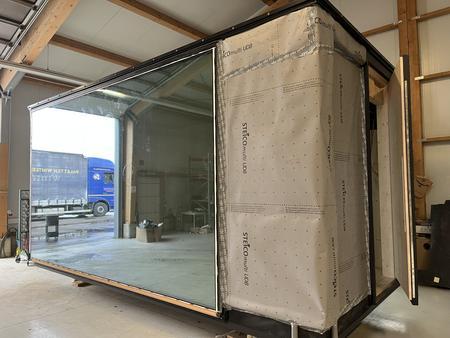 High End Raummodul, ca. 3000x5700x3000mm Außenmaß, Holzbauweise High End Raummodul, ca. 3000x5700x3000mm Außenmaß, Holzbauweise