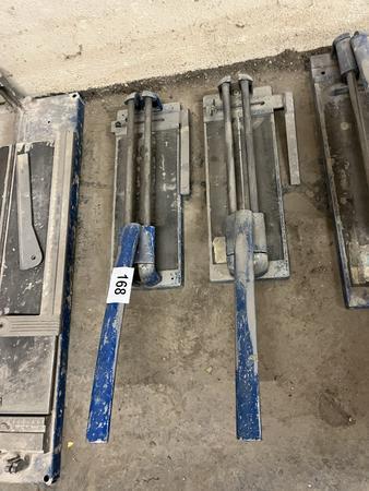 2 Stück Fliesenschneidmaschinen 2 Stück Fliesenschneidmaschinen