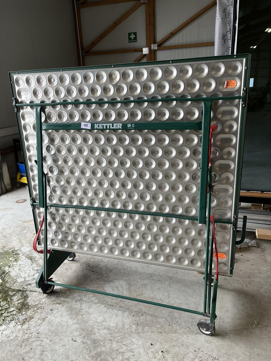 KETTLER Tischtennistisch Outdoor - fahrbar