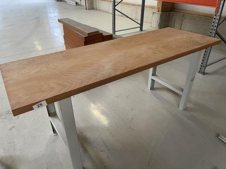 Werkbank mit Massivholzplatte 40 mm 200x70 cm,neuwertig Werkbank mit Massivholzplatte 40 mm 200x70 cm,neuwertig