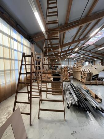 Steiner Holzstehleiter 14 sprossig nach ÖNORM Steiner Holzstehleiter 14 sprossig nach ÖNORM