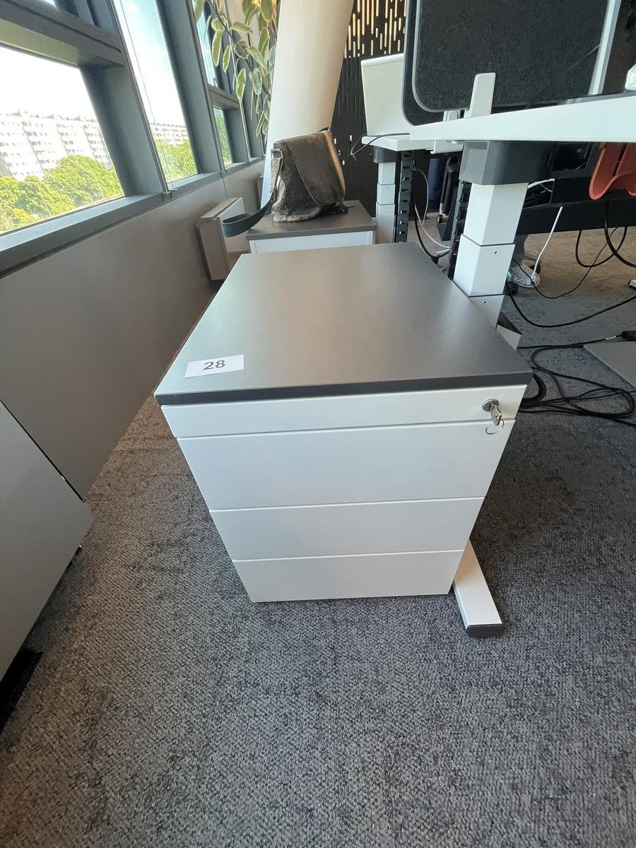 Rollcontainer mit Auszugsladen ca.43/60/53 cm Steelcase