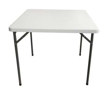 Klapptisch eckig weiß  86x86x74 cm