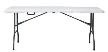 Klapptisch, weiß, 180x70x74 cm
