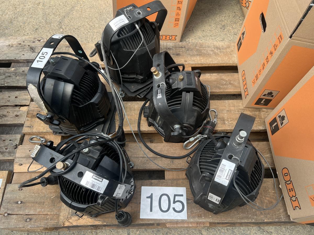 5x Eurolite ML-64 GKV Multi Lens Spot