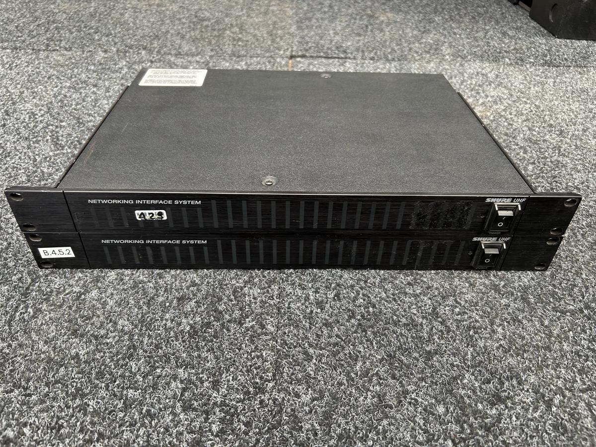 2 x Shure UHF Networking Interface