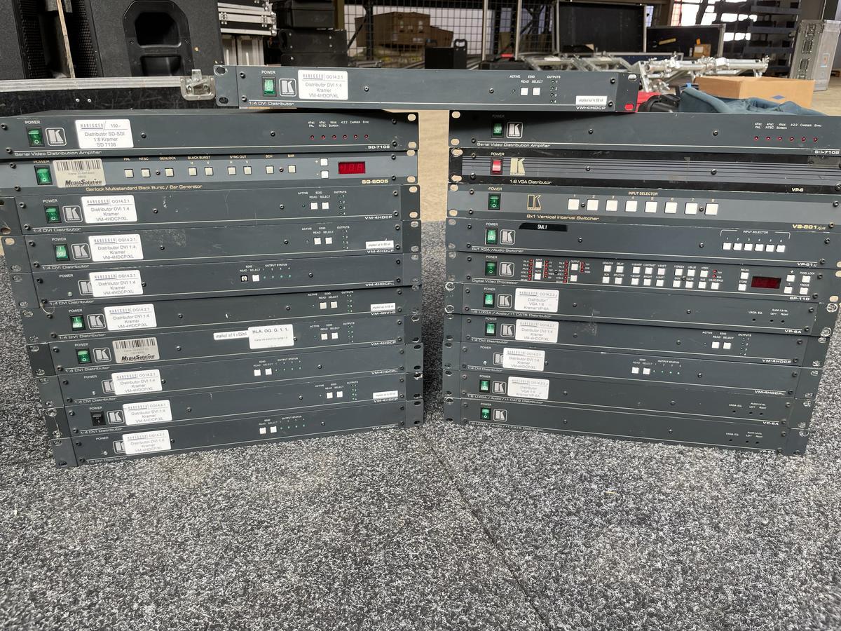 Kramer Electronics distribution amplifiers etc.