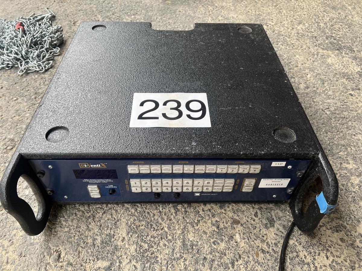 Analog Way DiVentix im Flexrack 3HE