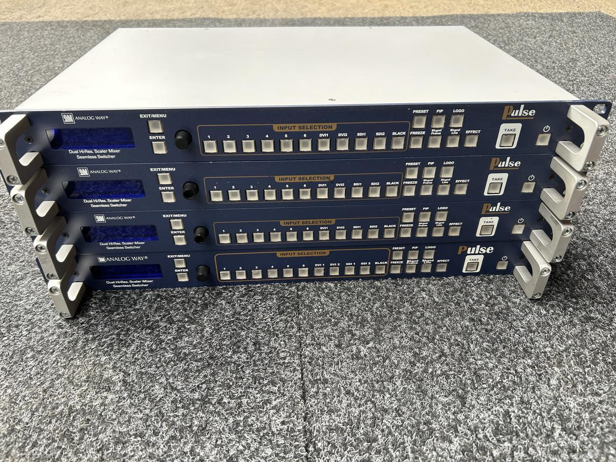 4 x Analog Way Pulse