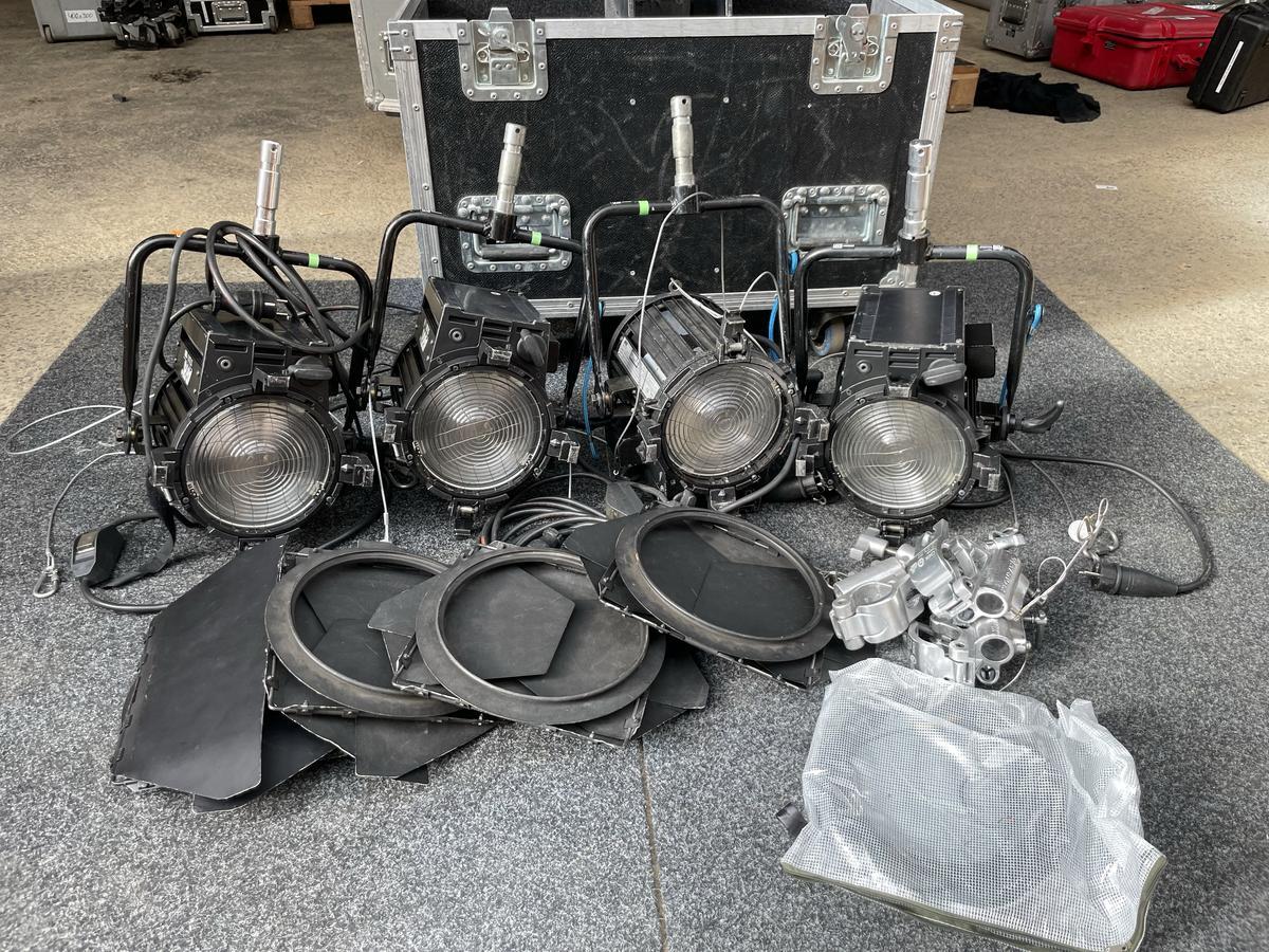 4x ARRI Studio 1000 black incl. case