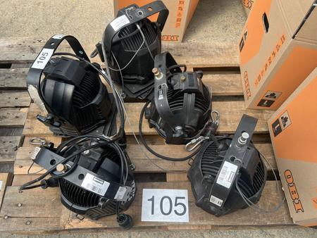 5x Eurolite ML-64 GKV Multi Lens Spot 5x Eurolite ML-64 GKV Multi Lens Spot
