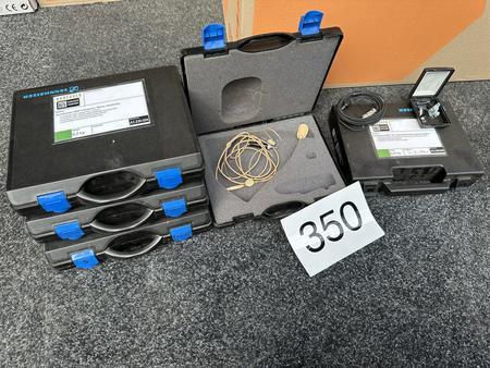 4x Sennheiser HSP4 Heatset 1x MKE 104 microphone 4x Sennheiser HSP4 Heatset 1x MKE 104 microphone