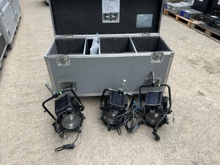 3x ARRI Studio 1000 black incl. case 3x ARRI Studio 1000 black incl. case