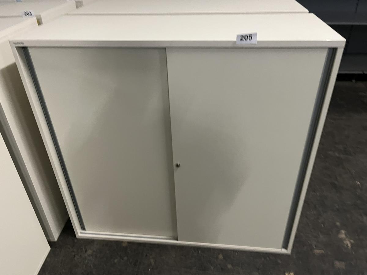 Neudörfler Aktenschrank 120/110 cm 3 Ordnerhöhen mit Schlüssel