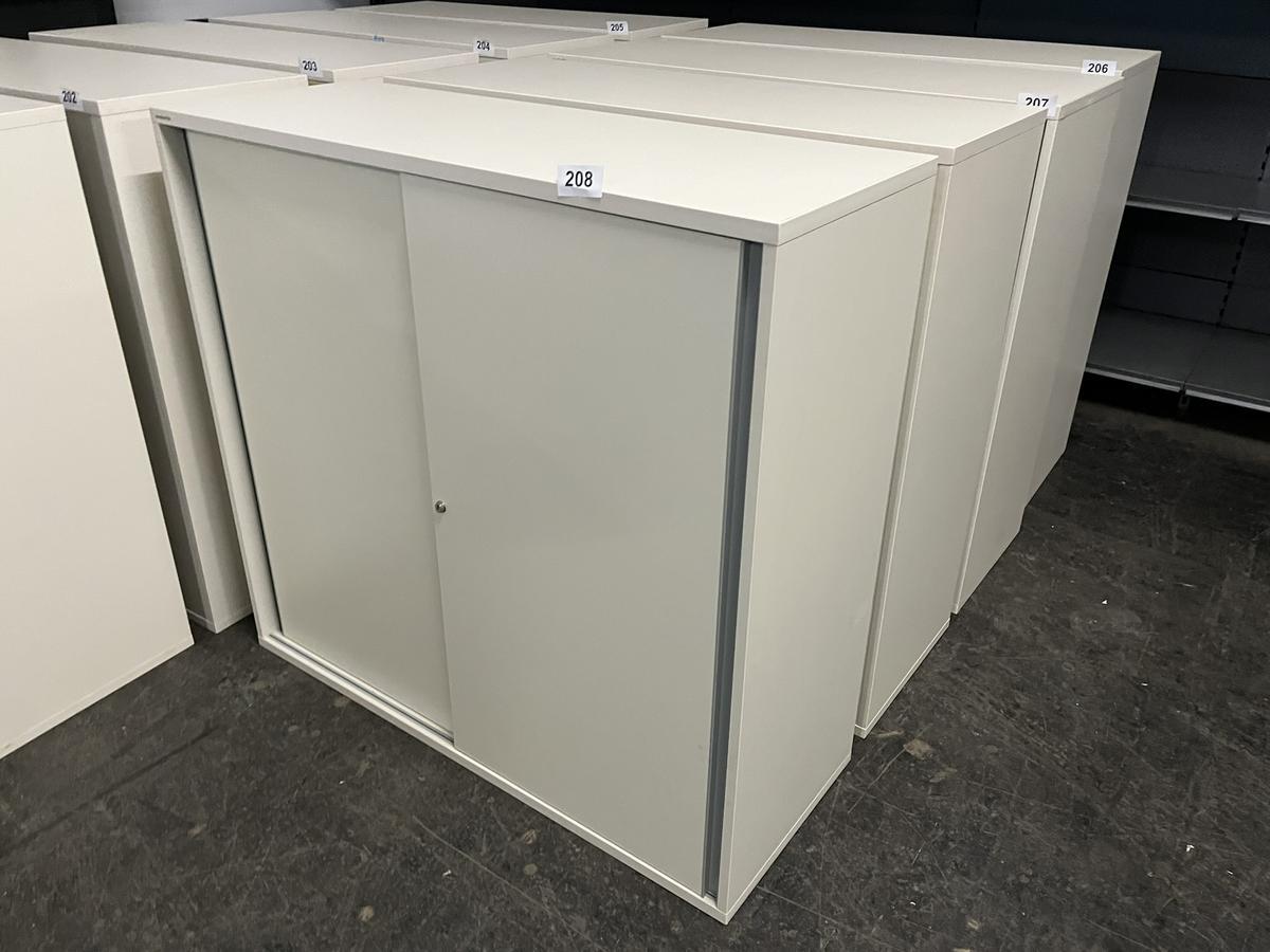 Neudörfler Aktenschrank 120/110 cm 3 Ordnerhöhen mit Schlüssel