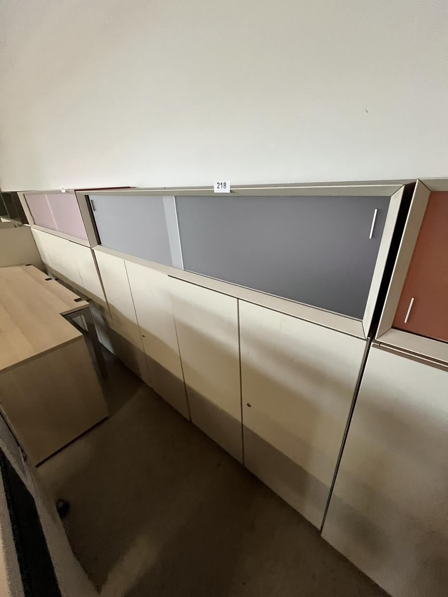 BENE Aktenschrankmodule 2 Stk.90/110 cm jeweils mit Doppeltüre plus Aufsatzelement ca. 180/154 cm