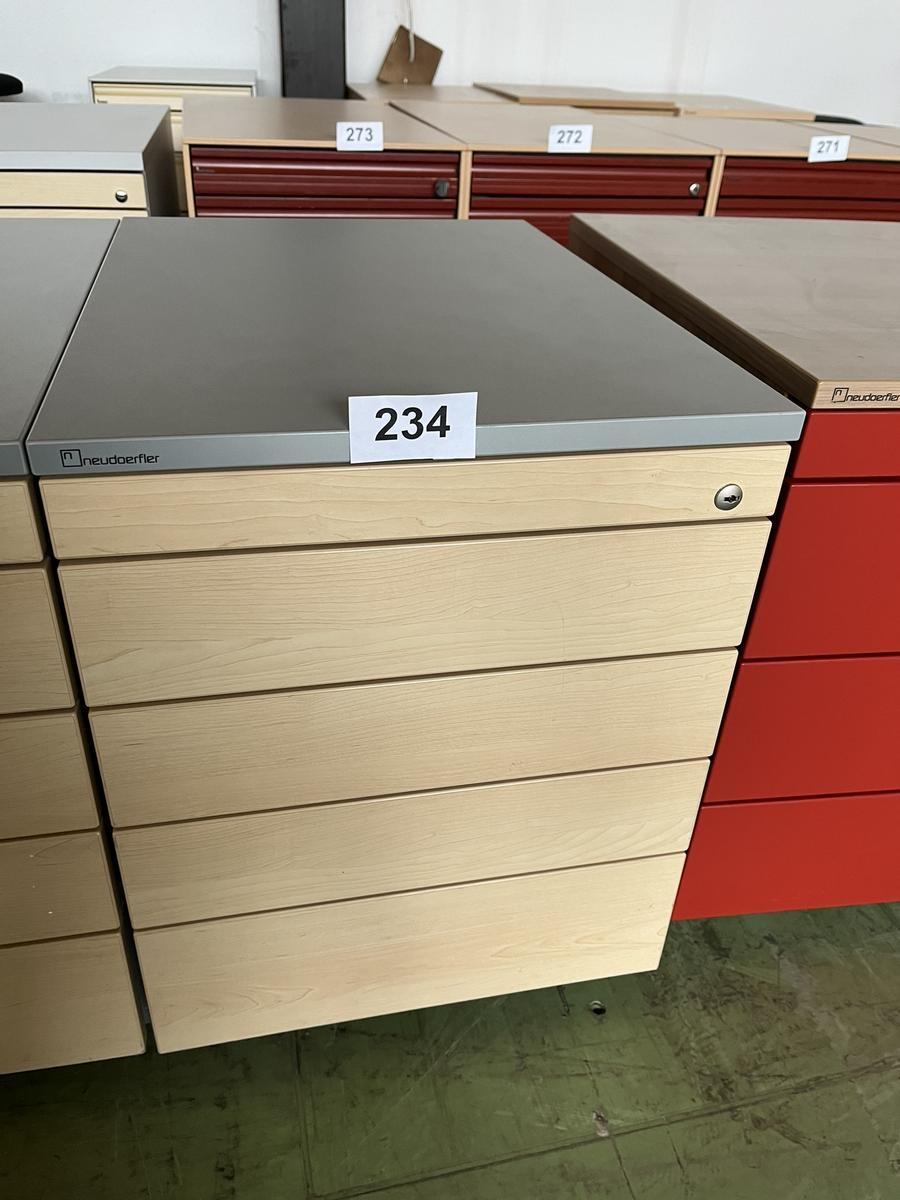 Rollcontainer mit Auszugsladen 54/60/60 cm