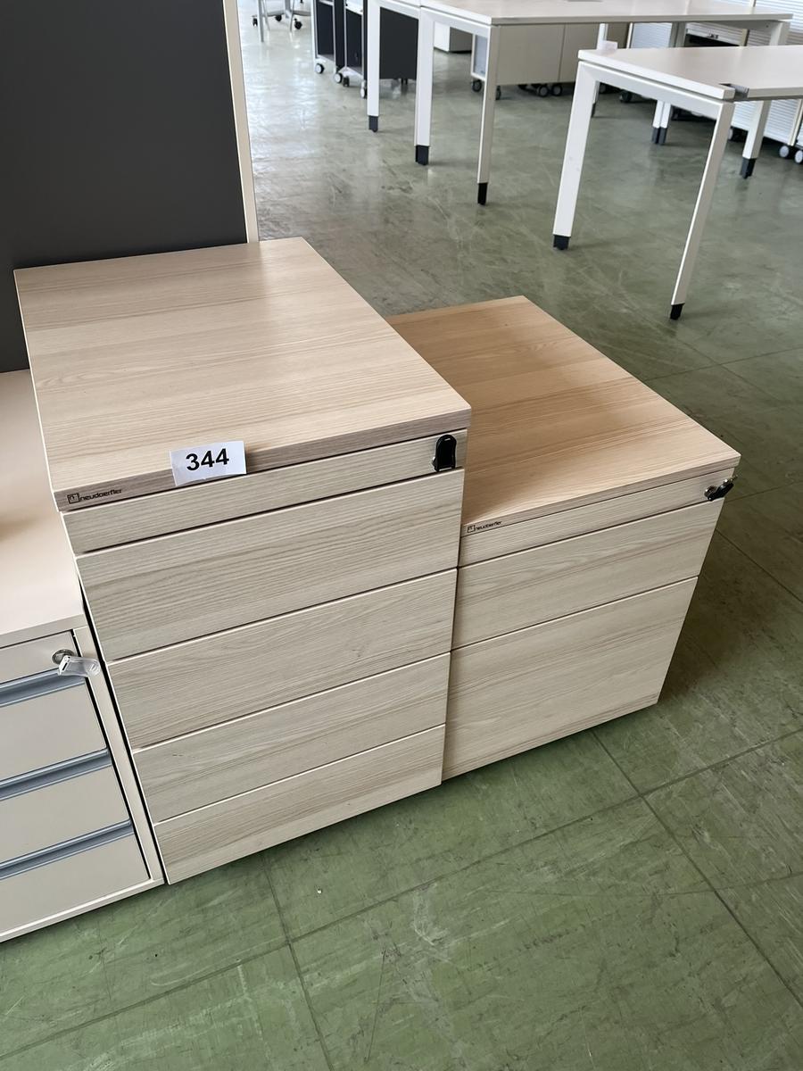 2 Stück Neudörfler Rollcontainer