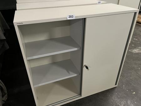 Neudörfler Aktenschrank 120/110 cm 3 Ordnerhöhen mit Schlüssel Neudörfler Aktenschrank 120/110 cm 3 Ordnerhöhen mit Schlüssel