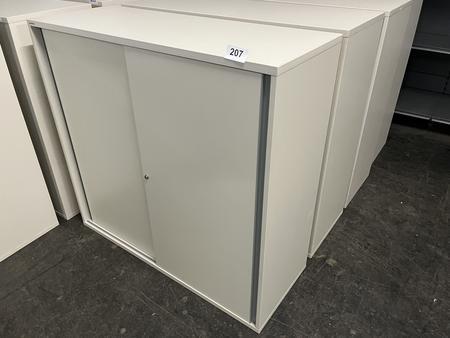 Neudörfler Aktenschrank 120/110 cm 3 Ordnerhöhen mit Schlüssel Neudörfler Aktenschrank 120/110 cm 3 Ordnerhöhen mit Schlüssel