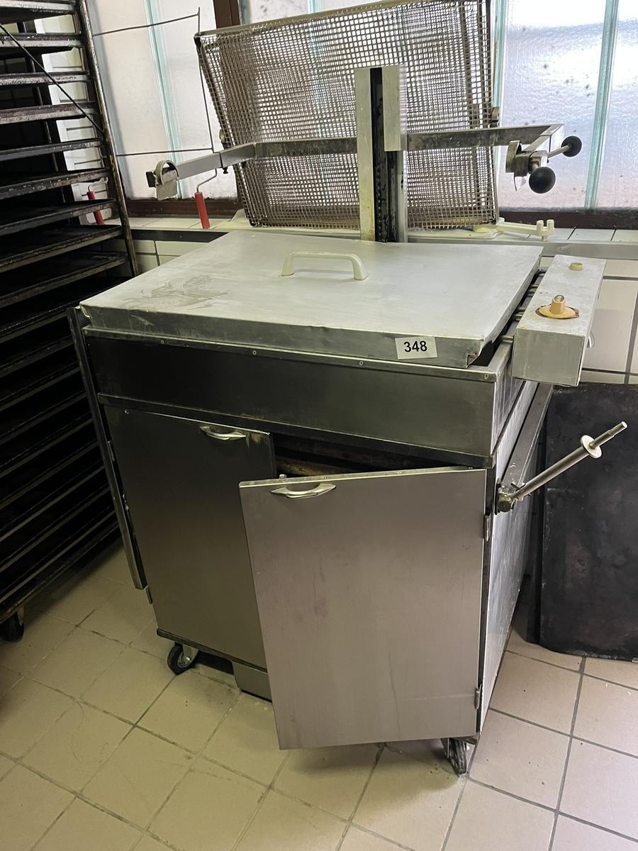 JUFEBA Fettbackgerät für Krapfen, ca.1380/1100/760 mm, mit Gärschrank, 10 Laden je 36 Stück Krapfen?d=2025-05-23 10:28:22