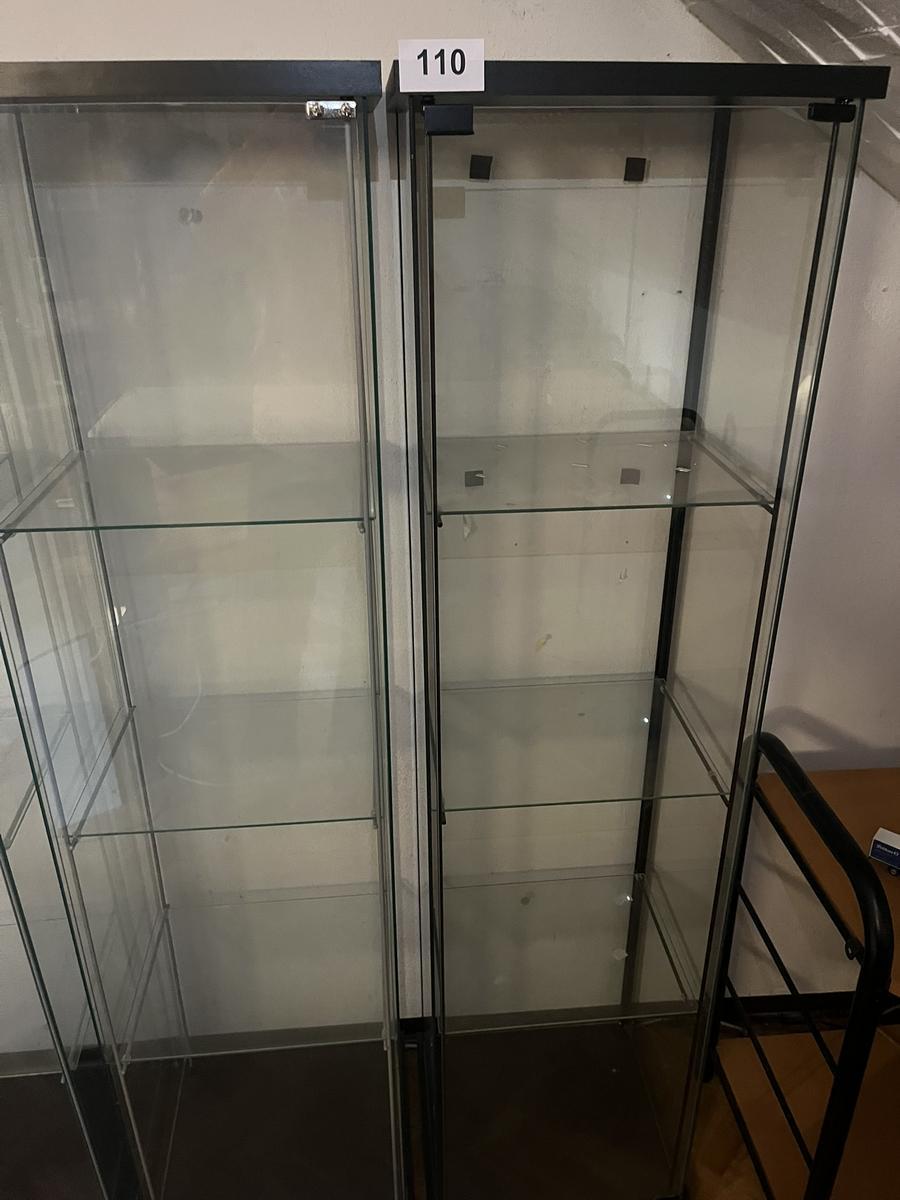Glasvitrine mit 4 Fachebenen 40 x 35 x 150 cm?d=2025-06-07 10:59:35