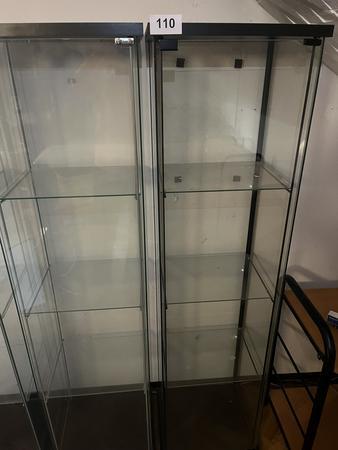 Glasvitrine mit 4 Fachebenen 40 x 35 x 150 cm Glasvitrine mit 4 Fachebenen 40 x 35 x 150 cm