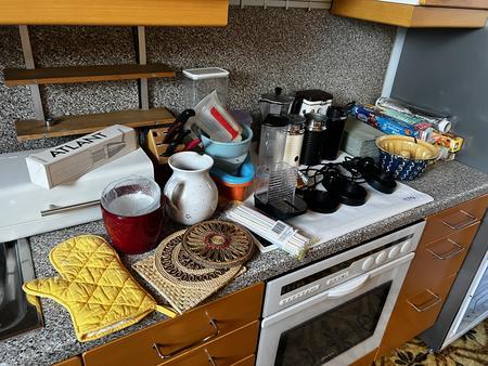Kompletter Bestand an Küchenzubehör Kompletter Bestand an Küchenzubehör