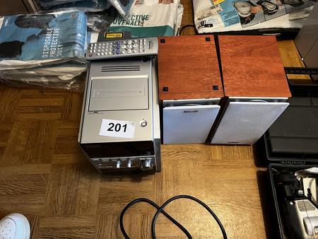 Panasonic CD Stereosystem SAPM53 mit 2 Boxen Panasonic CD Stereosystem SAPM53 mit 2 Boxen