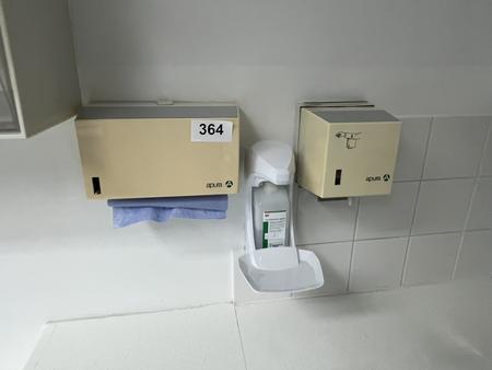 Apura Papierständer, Desinfektionsspänder, Seifenspänder Apura Papierständer, Desinfektionsspänder, Seifenspänder