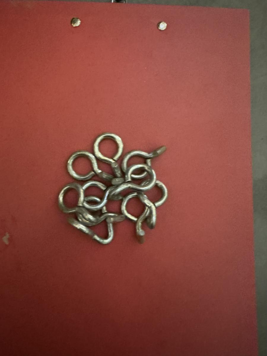 3 x 10 Stk. Haken für Gummikabel, Modell Eurotramp