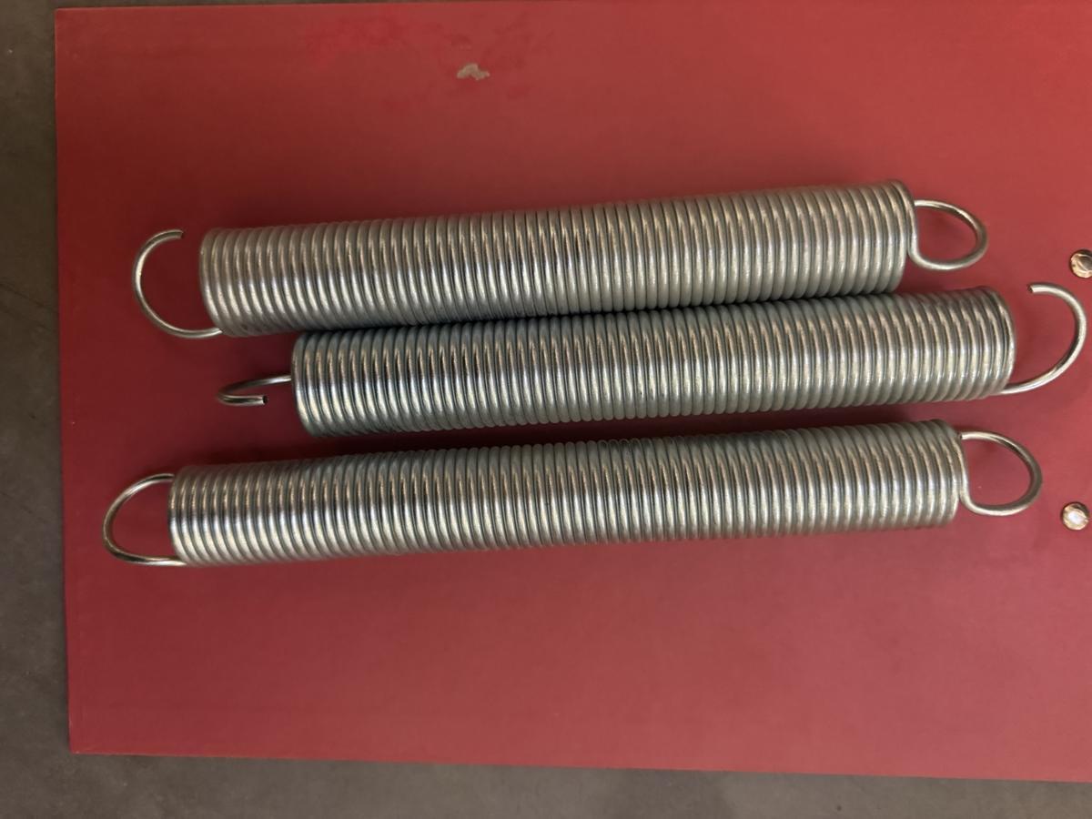 3 x 3 Stk. Stahlfeder 258x29mm, für Grand Master Exclusiv
