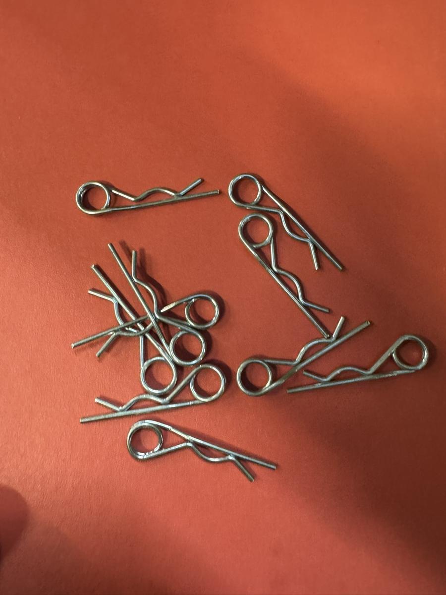 3 x 10 Stk. Federstecker verzinkt doppelt 2mm