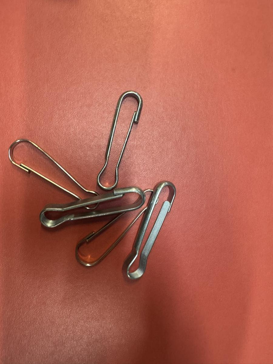 3 x 5 Stk. Metall Karabiner für Ballstopnetz