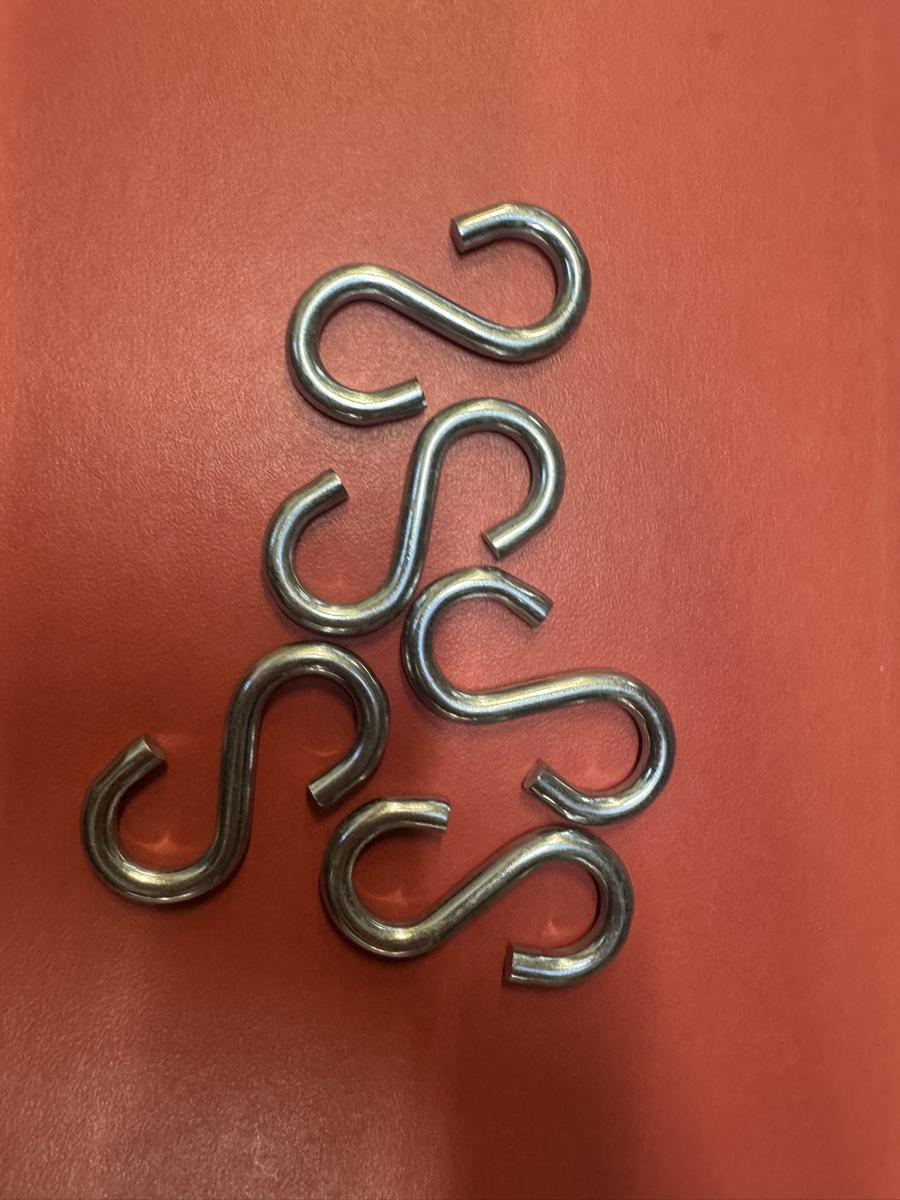 3 x 5 Stk. S-Haken, 5x38mm GZN