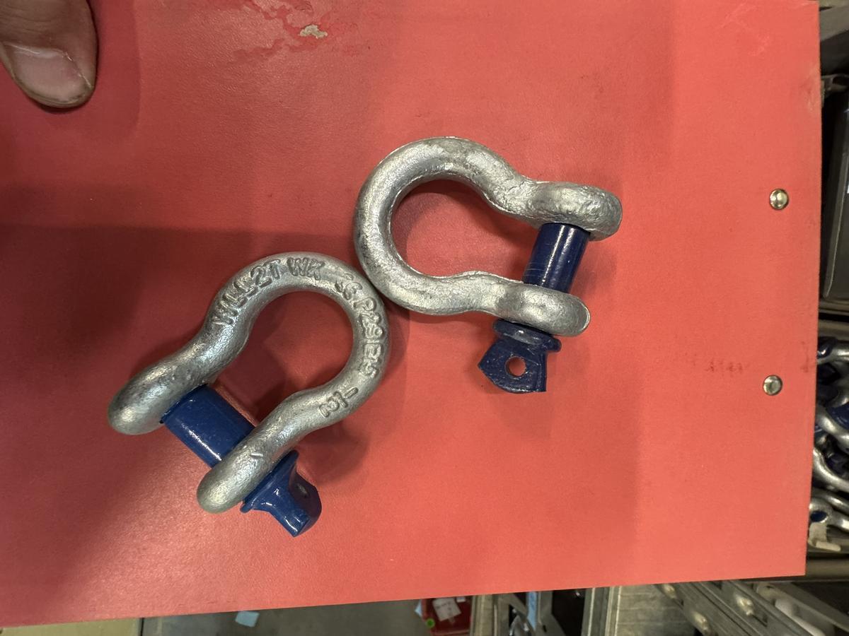 3 x 2 Stk. Schäkel / Offener Ring für Klettertau, Knotentau, Strickleiter