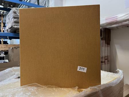 21 Stck Absorberpaneele, gold, ohne Fuss