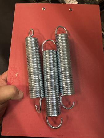 3 x 3 Stk. Stahlfeder 185x32mm, fr Open-End-Minitramp, Minitramp, Trampolinbahn